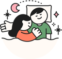 پیش‌نمایش فایل couple-sleeping-11967855 از پک ماه خانواده