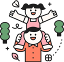 پیش‌نمایش فایل father-carrying-daughter-11967850 از پک ماه خانواده
