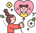 پیش‌نمایش فایل girl-holding-balloon-11967759 از پک ماه خانواده