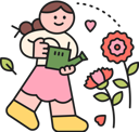 پیش‌نمایش فایل girl-watering-plant-11967769 از پک ماه خانواده