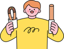 پیش‌نمایش فایل boy-holding-donut-stick-11980270 از پک جشنواره جوانان