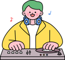 پیش‌نمایش فایل boy-playing-dj-11980265 از پک جشنواره جوانان