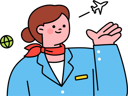 پیش‌نمایش فایل air-hostess-going-on-travel-11981278 از پک شغل