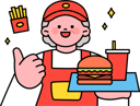 پیش‌نمایش فایل waiter-serves-fast-food-11981297 از پک شغل