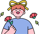 پیش‌نمایش فایل happy-woman-loves-flowers-11981093 از پک خانواده خوشحال