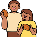 پیش‌نمایش فایل family-gathers-cocoa-beans-11979561 از پک شکلات