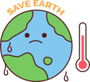 پیش‌نمایش فایل earth-planet-suffering-from-global-change-11982007 از پک نجات زمین
