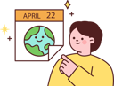 پیش‌نمایش فایل man-celebrates-environment-day-11981992 از پک نجات زمین