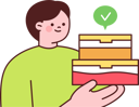پیش‌نمایش فایل man-recycling-delivery-boxes-11981982 از پک نجات زمین
