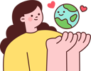 پیش‌نمایش فایل woman-wants-to-save-planet-earth-11981995 از پک نجات زمین