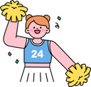 پیش‌نمایش فایل cheers-girl-with-pom-pom-11982411 از پک ورزش های نوجوانان