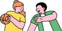 پیش‌نمایش فایل girl-and-ball-playing-basketball-11982399 از پک ورزش های نوجوانان