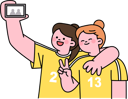 پیش‌نمایش فایل girls-taking-sports-selfie-using-mobile-11982410 از پک ورزش های نوجوانان