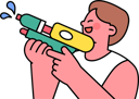 پیش‌نمایش فایل boy-enjoying-with-water-gun-11982378 از پک تابستان
