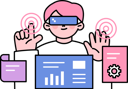 پیش‌نمایش فایل boy-doing-analysis-using-vr-glass-11970627 از پک سیستم هوش مصنوعی