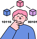 پیش‌نمایش فایل boy-thinking-about-binary-code-11970618 از پک سیستم هوش مصنوعی