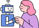 پیش‌نمایش فایل girl-shaking-with-robot-11970631 از پک سیستم هوش مصنوعی