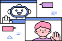پیش‌نمایش فایل human-talking-with-robot-11970623 از پک سیستم هوش مصنوعی