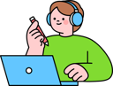 پیش‌نمایش فایل boy-doing-online-study-on-laptop-11982044 از پک آزمون مدرسه