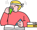 پیش‌نمایش فایل boy-having-study-pressure-11982054 از پک آزمون مدرسه