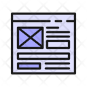 پیش‌نمایش فایل info-webpage-wireframe-4323410 از پک وایرفرم صفحه وب مدرن