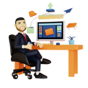 پیش‌نمایش فایل 3-d-designer-5571216 از پک کارگر خلاق مرد کسب‌وکار نسخه ۱