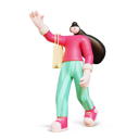 پیش‌نمایش فایل girl-holding-shopping-bag-5616229 از پک بدن‌های زنانه نامتناسب کتی