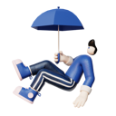 پیش‌نمایش فایل man-holding-umbrella-5702413 از پک بدن‌های نامتناسب مردانه توت