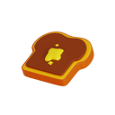 پیش‌نمایش فایل peanut-butter-bread-6816629 از پک فست‌فود مینی