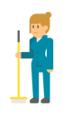 پیش‌نمایش فایل female-sweeper-3494464 از پک آشپز