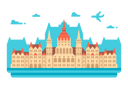 پیش‌نمایش فایل budapest-parliament-3547594 از پک مکان های توریستی