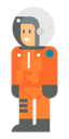 پیش‌نمایش فایل male-astronaut-3525310 از پک حرفه