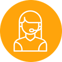 پیش‌نمایش فایل female-consultant از پک Customer Support 
