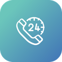 پیش‌نمایش فایل 24-hour-call-service-3 از پک پشتیبانی مشتریان