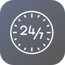 پیش‌نمایش فایل 24-hour-service-10 از پک پشتیبانی مشتریان