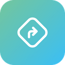 پیش‌نمایش فایل right-turn-4 از پک موقعیت‌یابی و مسیریابی