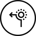 پیش‌نمایش فایل left-from-circle-2 از پک موقعیت‌یابی و مسیریابی