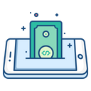 پیش‌نمایش فایل mobile-concept-dollar-money-note-currency-payment از پک مفاهیم موبایل