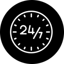 پیش‌نمایش فایل 24-hour-service-12 از پک پشتیبانی مشتریان