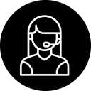 پیش‌نمایش فایل female-consultant-4 از پک پشتیبانی مشتریان