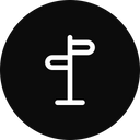 پیش‌نمایش فایل direction-sign-9 از پک موقعیت‌یابی و مسیریابی