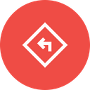 پیش‌نمایش فایل left-turn-sign از پک موقعیت‌یابی و مسیریابی