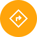 پیش‌نمایش فایل right-turn-13 از پک موقعیت‌یابی و مسیریابی