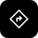 پیش‌نمایش فایل right-turn-16 از پک موقعیت‌یابی و مسیریابی