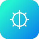 پیش‌نمایش فایل brightness-half-light-adjust-control-interface-4 از پک رابط کاربری اندروید، جلد ۲