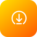 پیش‌نمایش فایل arrow-elliepse-download-down-install-save-receive-3 از پک رابط کاربری اندروید، جلد ۱