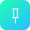 پیش‌نمایش فایل attach-pin-pointer-marker-office-5 از پک رابط کاربری اندروید، جلد ۱