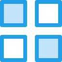 پیش‌نمایش فایل android-menu-grid-app-view-application-outline-8 از پک رابط کاربری اندروید، جلد ۱