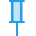 پیش‌نمایش فایل attach-pin-pointer-marker-office-7 از پک رابط کاربری اندروید، جلد ۱
