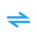 پیش‌نمایش فایل bidirectional-two-way-direction-arrow-left-right-1 از پک رابط کاربری اندروید، جلد ۱